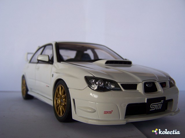 1:18 Auto Art Subaru Impreza WRX STI 2006 Aspen White ...