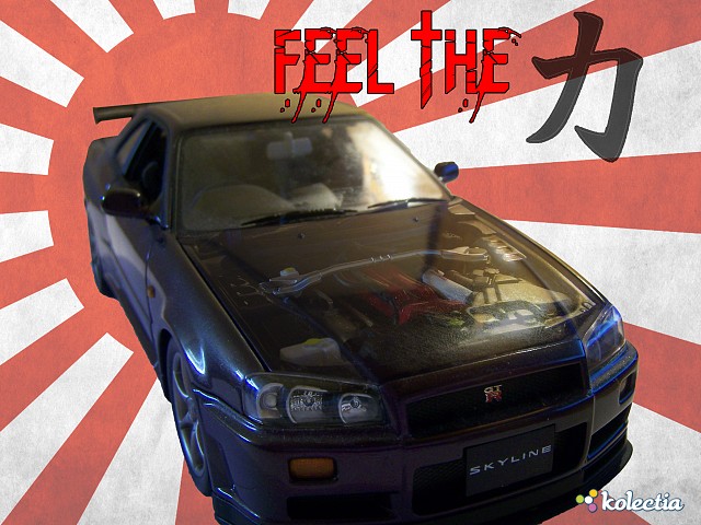 1 18 Auto Art Nissan Skyline Gtr R34 V Spec 1999 Midnight Purple Kolectia