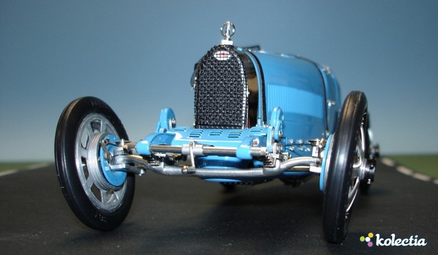 Miniature Queens 1/43 Bugatti T35 - Grand Prix De Lyon 1924, Bleue