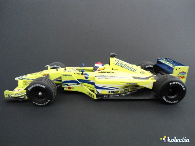 Minichamps 1/43 KL Minardi PS02 A. Davidson - Hungarian Gp 2002